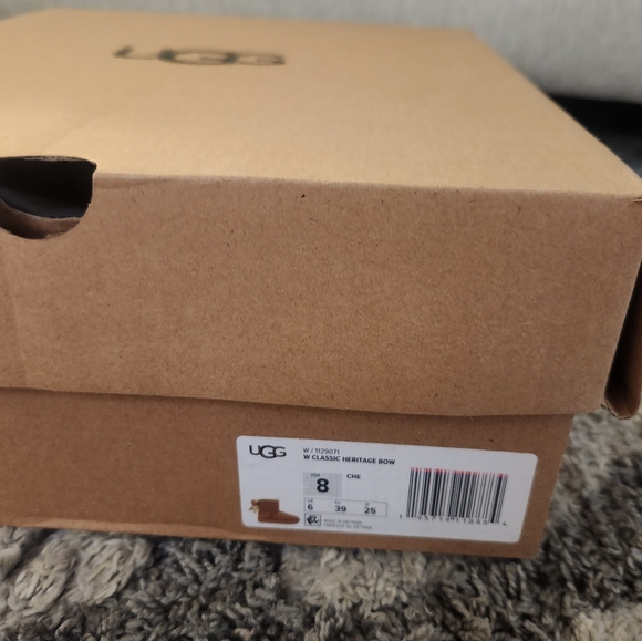 NEW UGG® Australia Classic Heritage Bow Boots - Suede - Picture 11 of 14